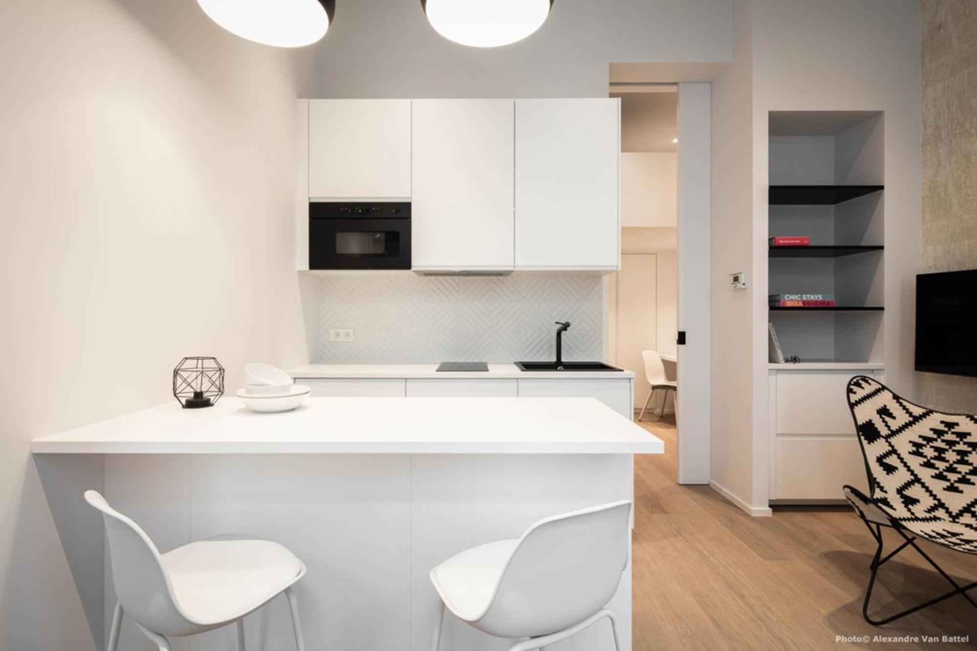 Studios Fully Equipped Near Place Stephanie Brussels Exterior photo